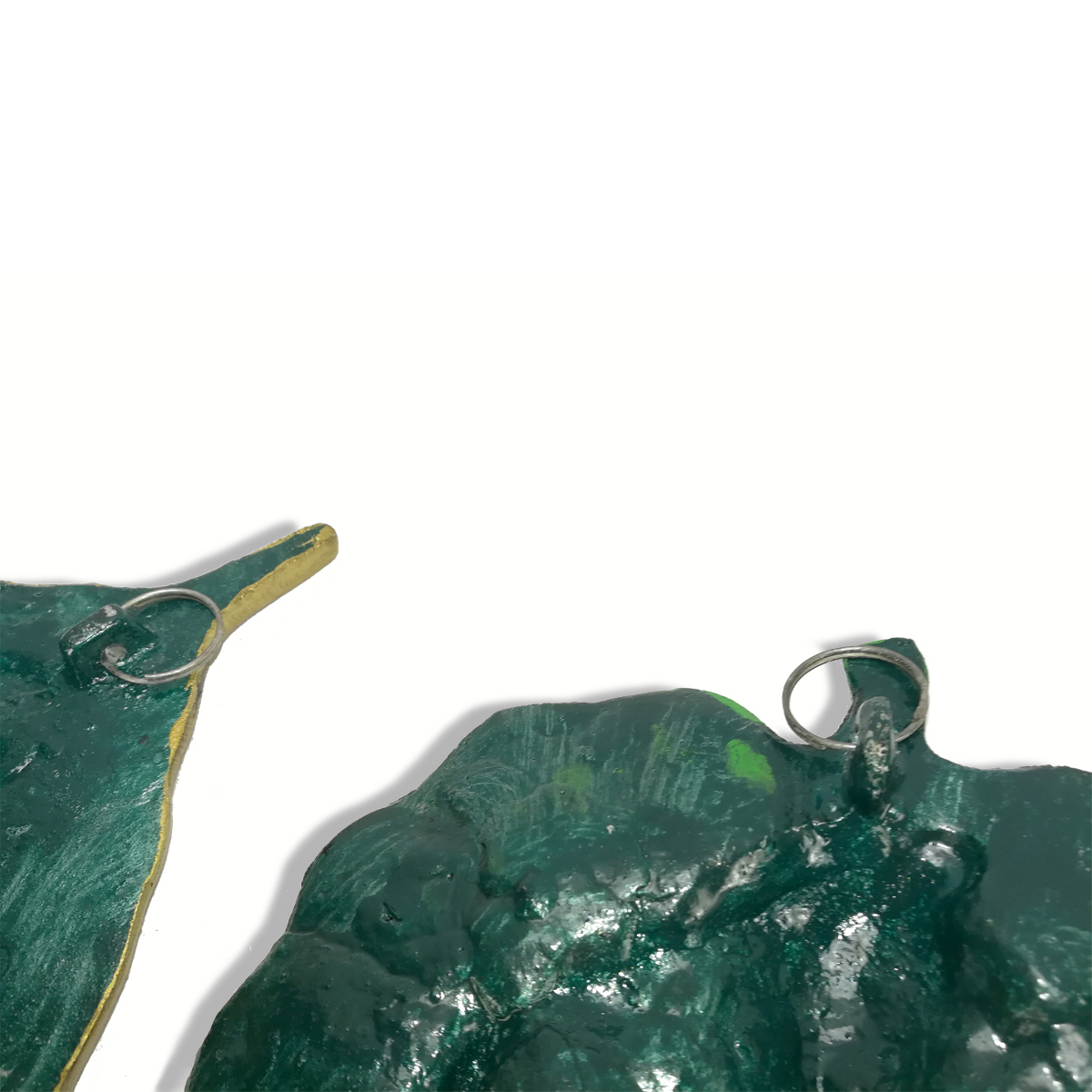 Buddha / Garnesha ALU rot/grün Wandaufhänger – Bild 2