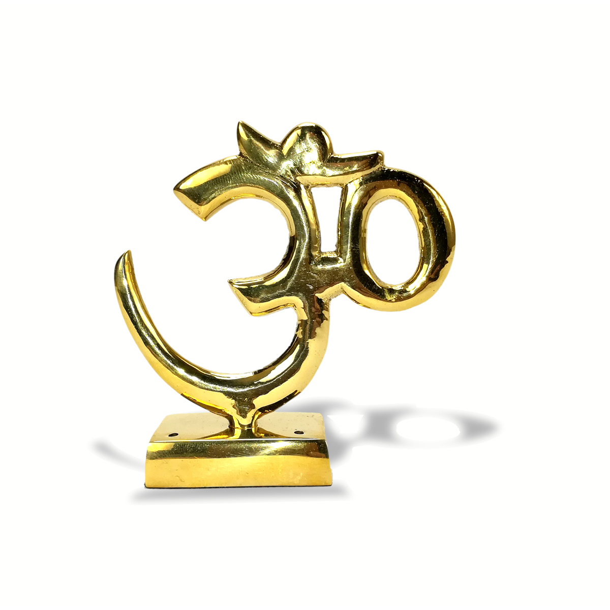 Om-Zeichen stehend Messing