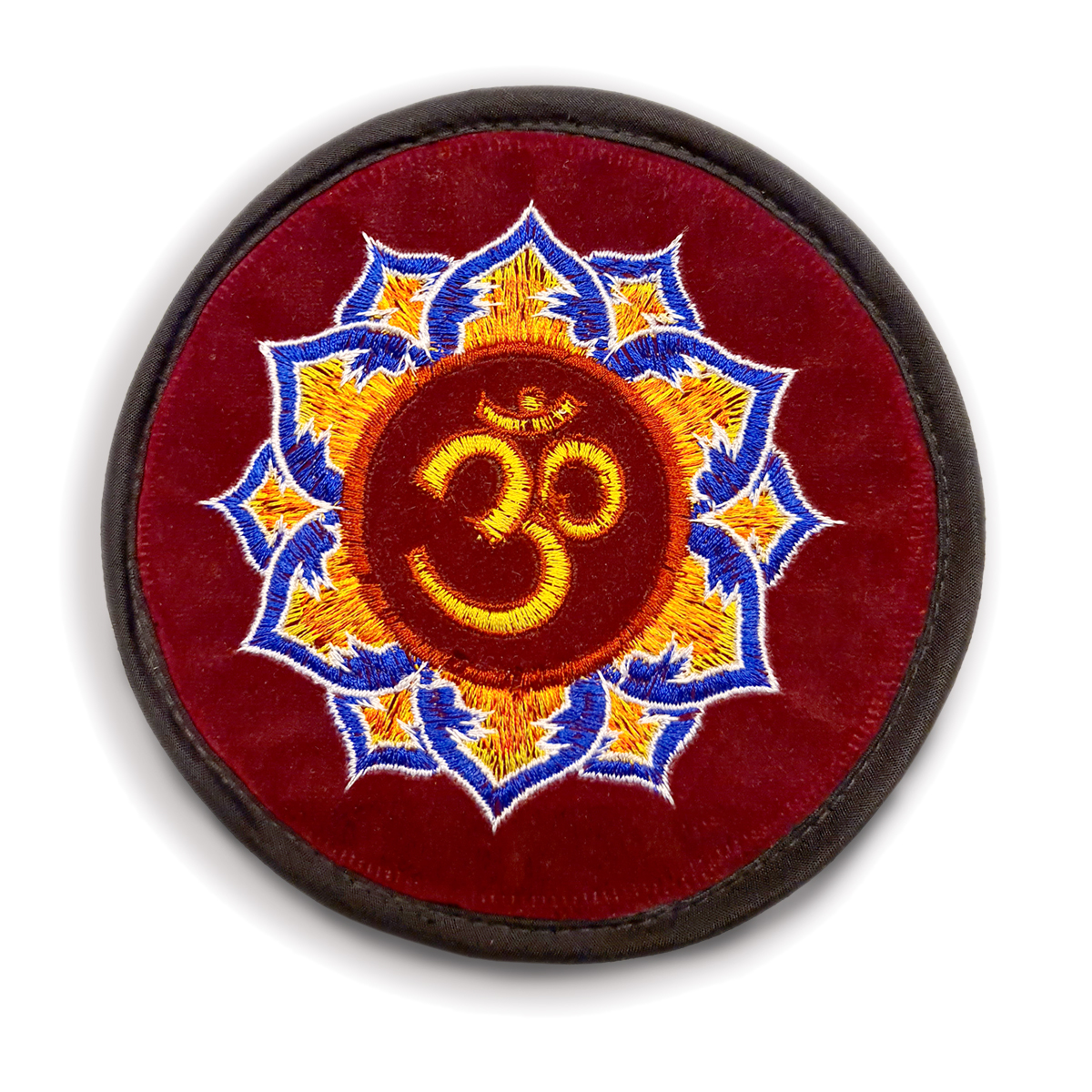 Kissen Tibet. OM und Blume